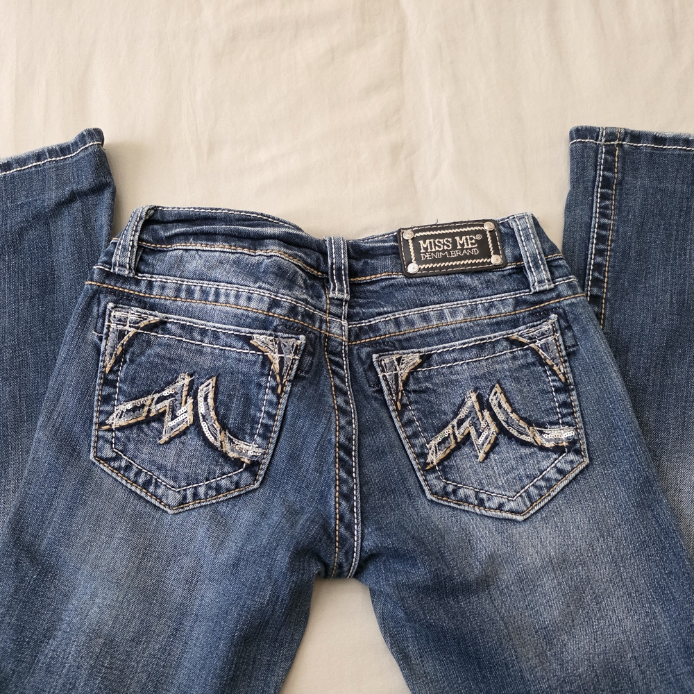 Miss Me Blue Flare Wide Leg Jeans
